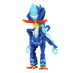 Quaquaval - water/fighting type Pokémon (#914)